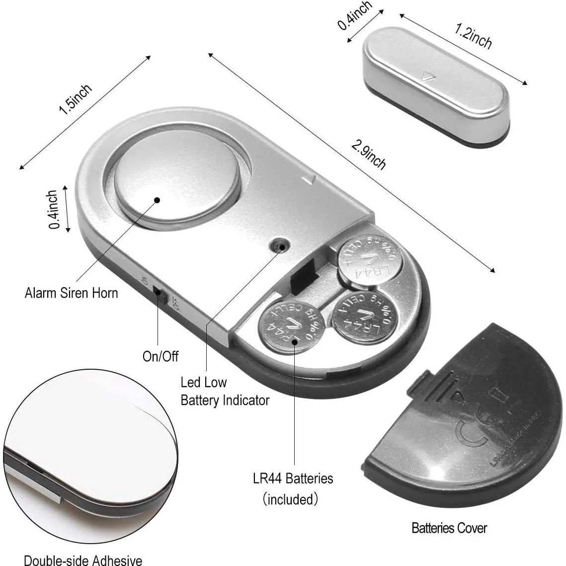 120DB Door Window Alarm