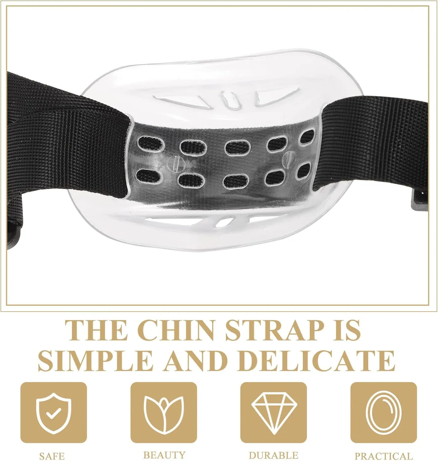 2pcs Adjustable Safety Helmet Chin Strap for Hard Hats Comfortable Chin Strap Replacement Compatible Helmets for Construction Use