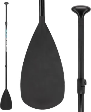 3 Shafted Fiberglass Paddle, Adjustable and Collapsible Paddle to 67.3 to 86.1 inches with Thick Allow Pin Button Lock for Safety, T Grip Comfortable Handles, Lock Tight Adjustment