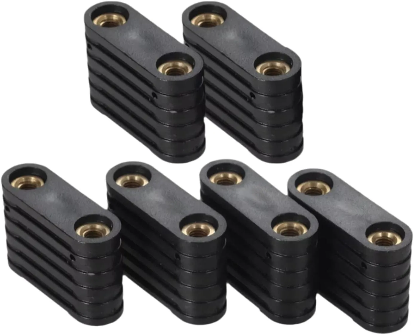 6 Pieces Inflatable Paddle Board Nut Accessories Inflatable Boat Inserts Board Patch Parts Kit, Brass Nuts, for Boat Kayak