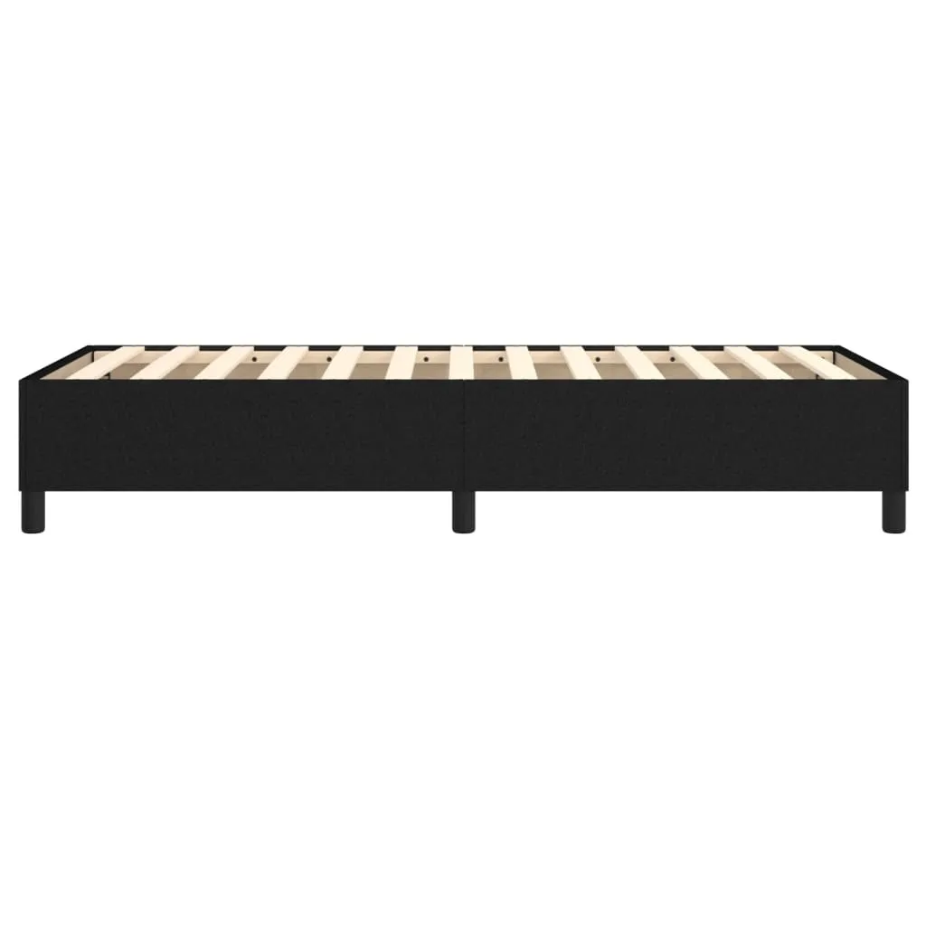 Bed Frame without Mattress Black Single Fabric (UK/IE/FI/NO only)