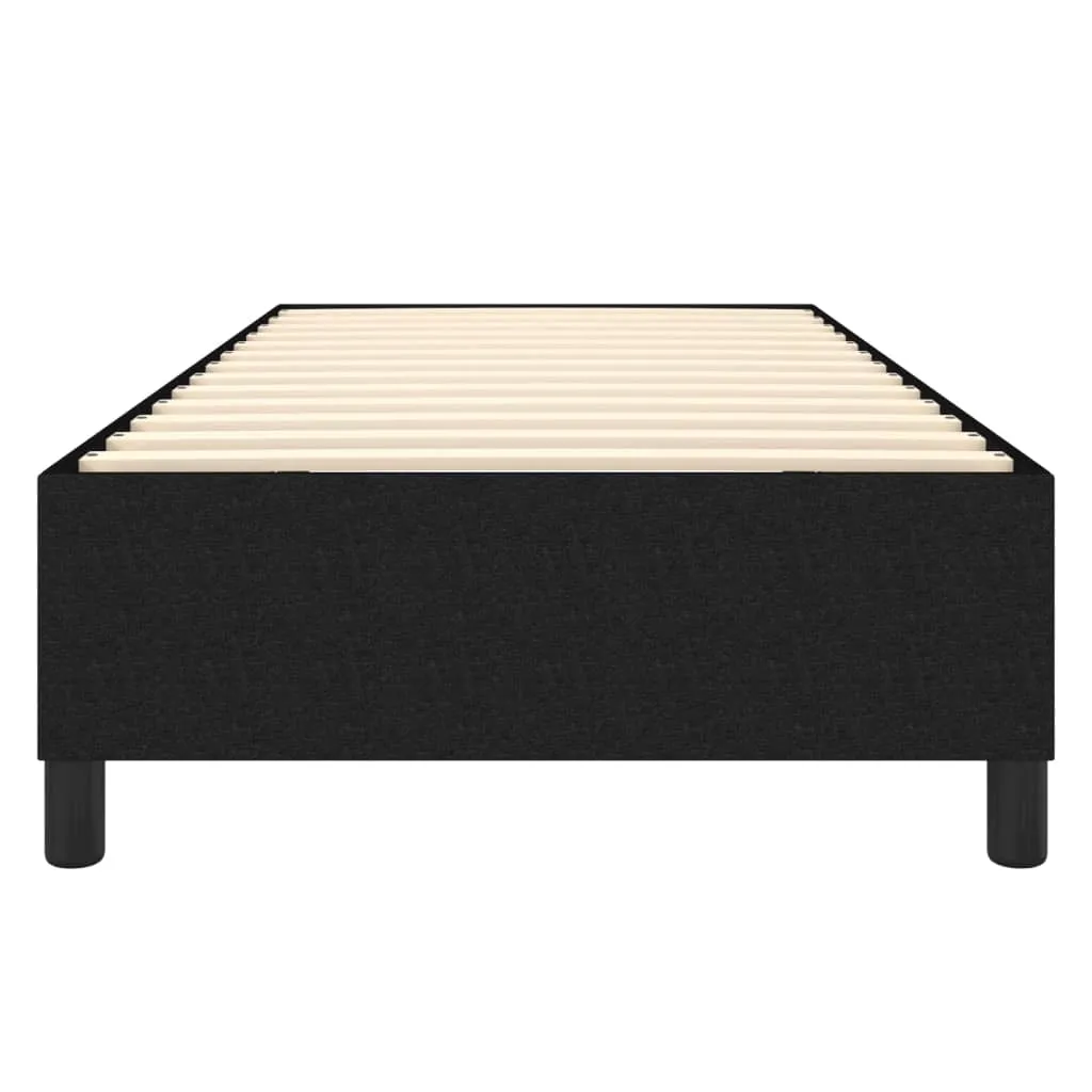Bed Frame without Mattress Black Single Fabric (UK/IE/FI/NO only)