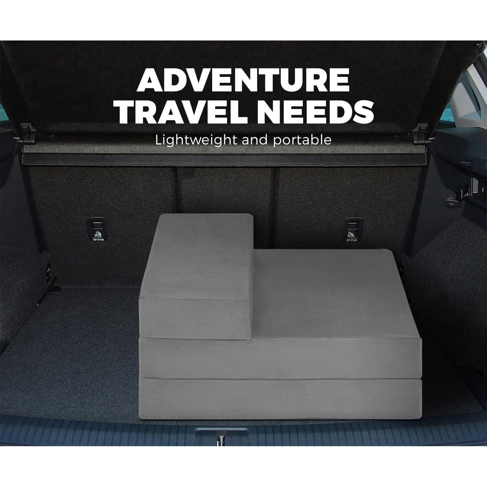 Bedra Foldable Foam Mattress Single Sofa Bed Portable Camping Cushion Floor Bed