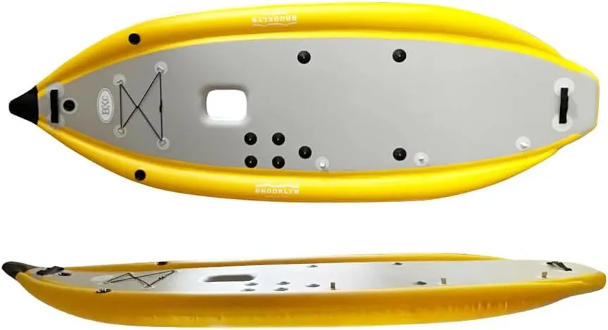 BKC SUP AIR 13-Foot Inflatable Stand Up Paddle Board w/Pedal Drive, Seat, Paddle