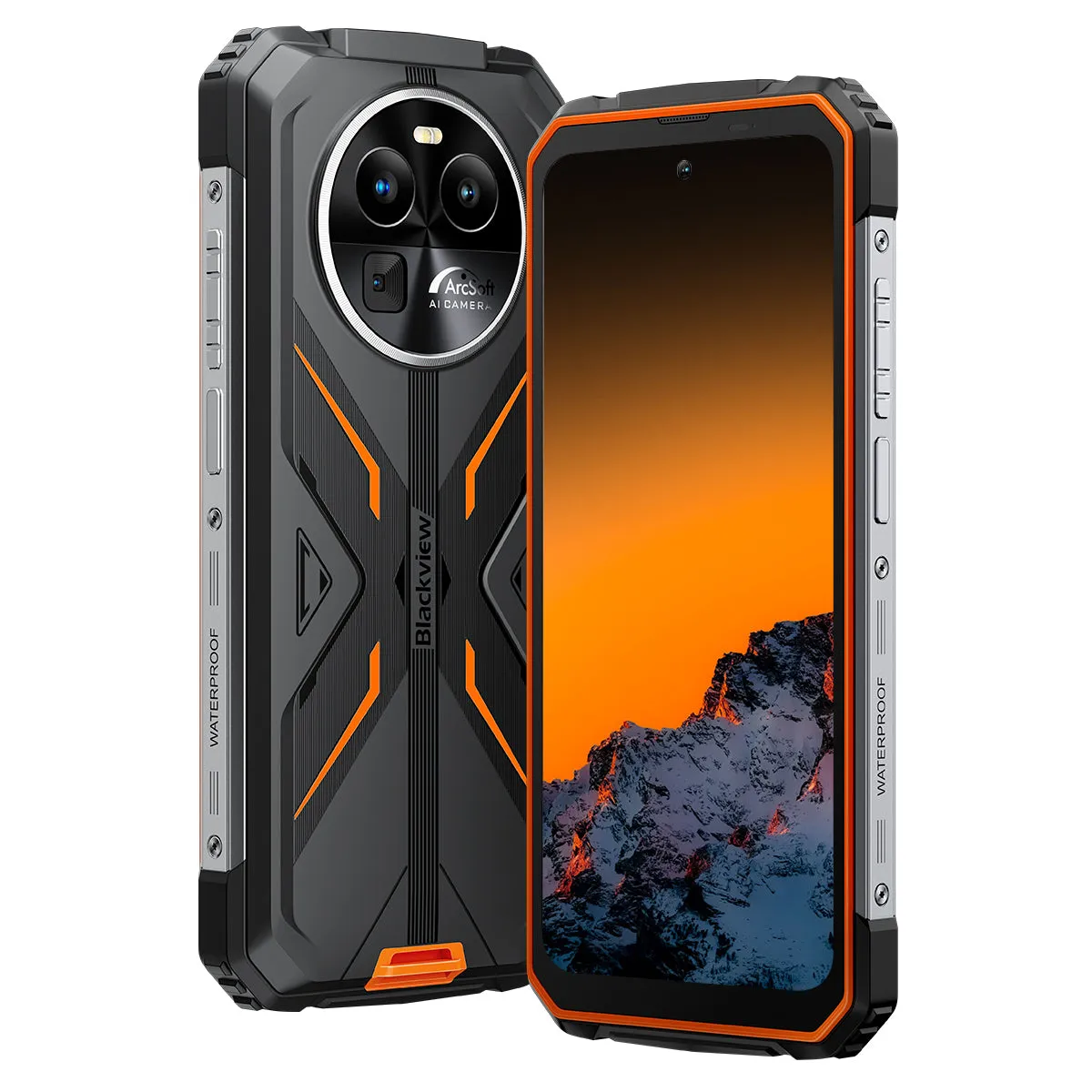 Blackview BV8100 Super-bright Dual LED Flashlight 6.5-Inch 120Hz Display MediaTek Helio G99 8/12 256GB 8800mAh 4G Ruggedized Cellphone