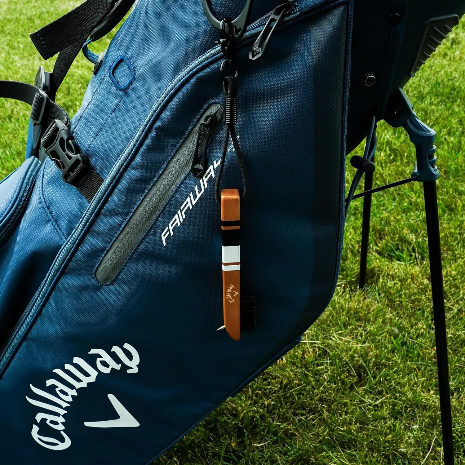 Callaway Heritage Wood Golf Club Brush with Groove Cleaner