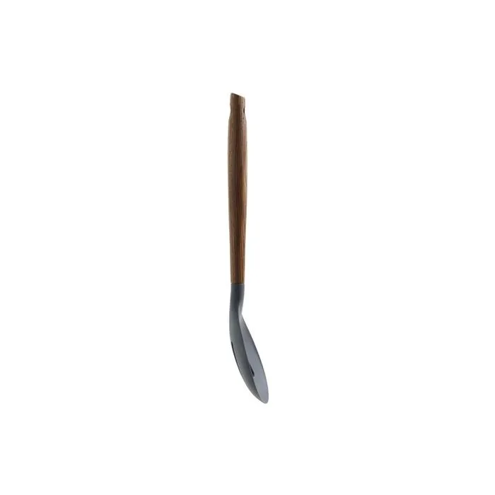 Carbonized Ash Slotted Spoon 12"