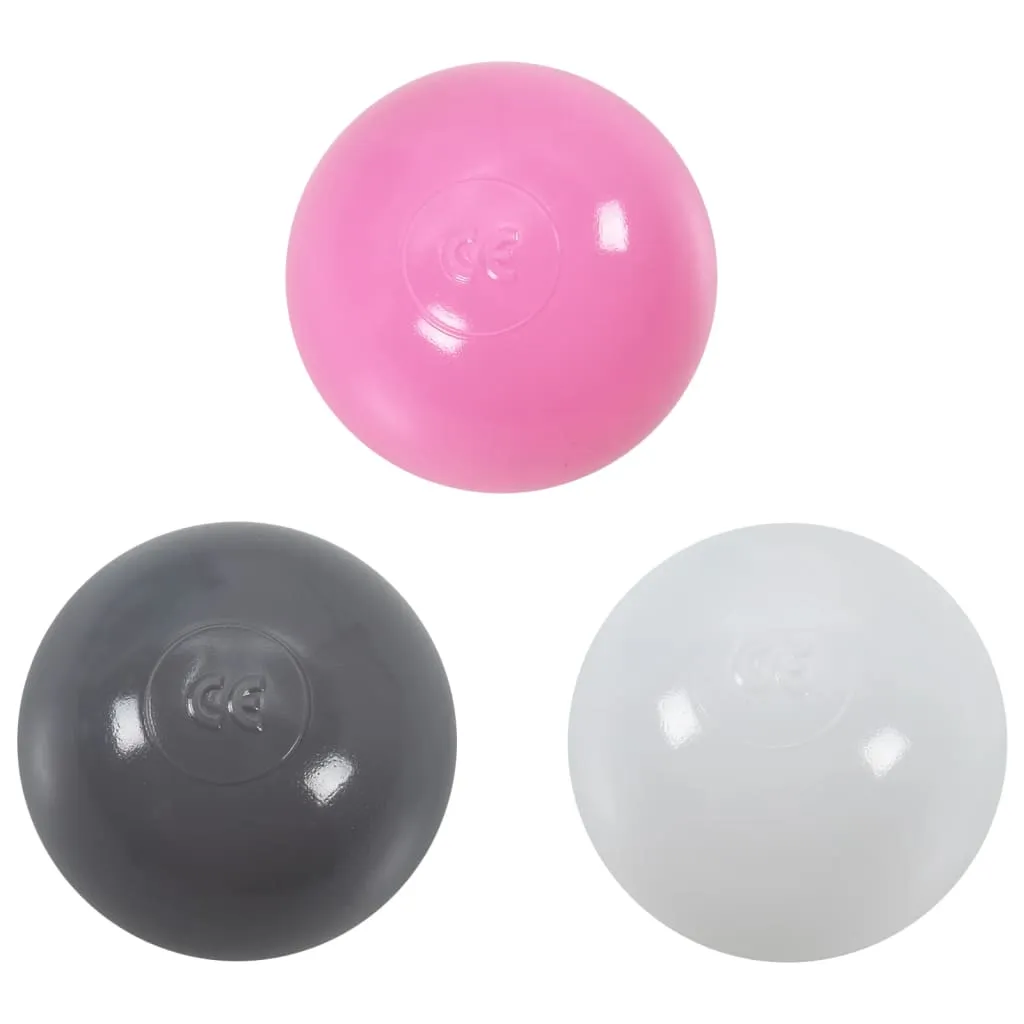 Children Play Tent with 250 Balls Pink 102x102x82 cm