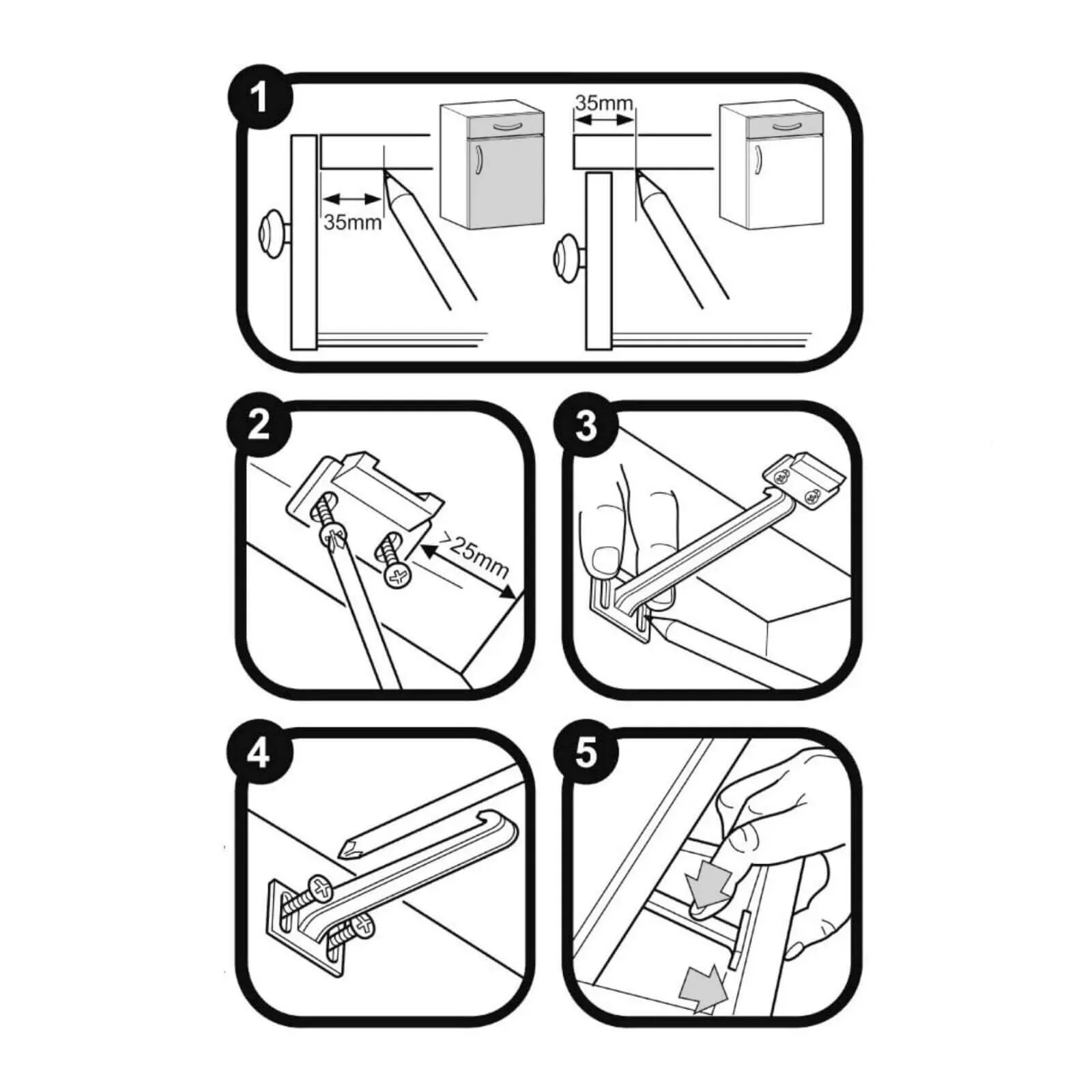 Clippasafe Cupboard Locks