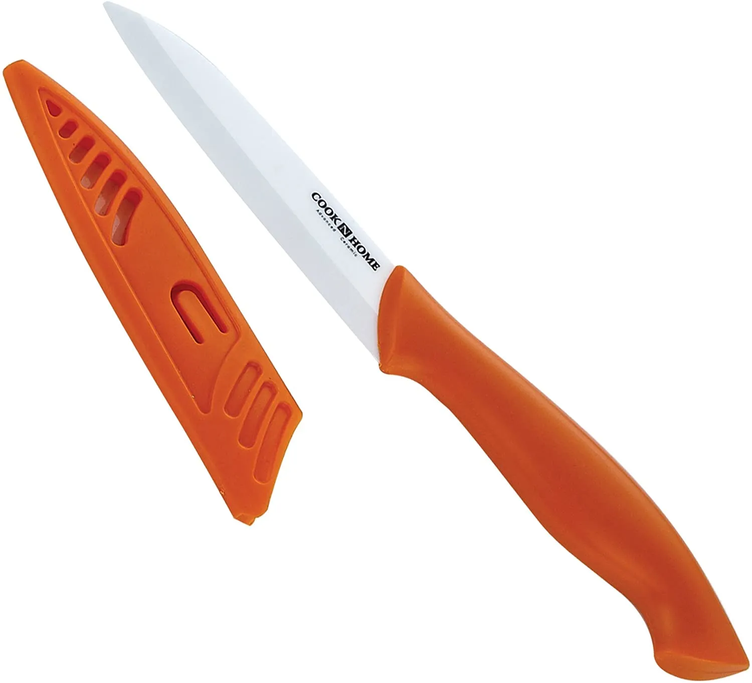 Cook N Home 9-Piece Ceramic Knife Set with Sheaths, Multicolor