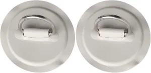 Cosiki Stand Up Paddle Board Accessories, Kayak Paddle Drip Rings Stainless Steel and PVC Paddle Board Accessories with 2Pcs for Marine