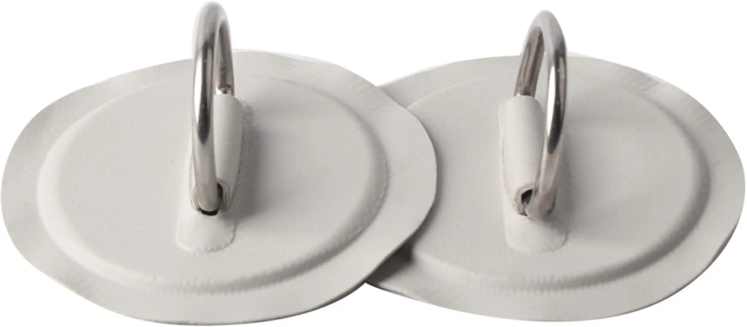Cosiki Stand Up Paddle Board Accessories, Kayak Paddle Drip Rings Stainless Steel and PVC Paddle Board Accessories with 2Pcs for Marine