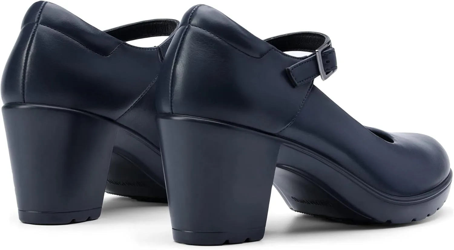 DREAM PAIRS Women's Chunky Low Block Heels Mary Jane Closed Toe Work Pumps Comfortable Round Toe Dress Wedding Shoes