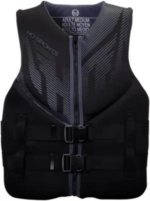 HO Pursuit CGA Mens Wakeboard Vest Black/Grey Sz XL