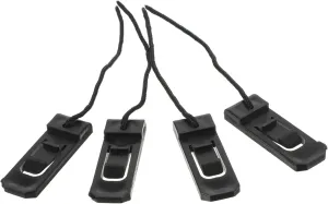KICHOUSE 4pcs Nylon Material Buckle Fin for Inflatable Surfboard Replacement for Paddleboard Accessory (Boat Shark-fin Tail Rudder)