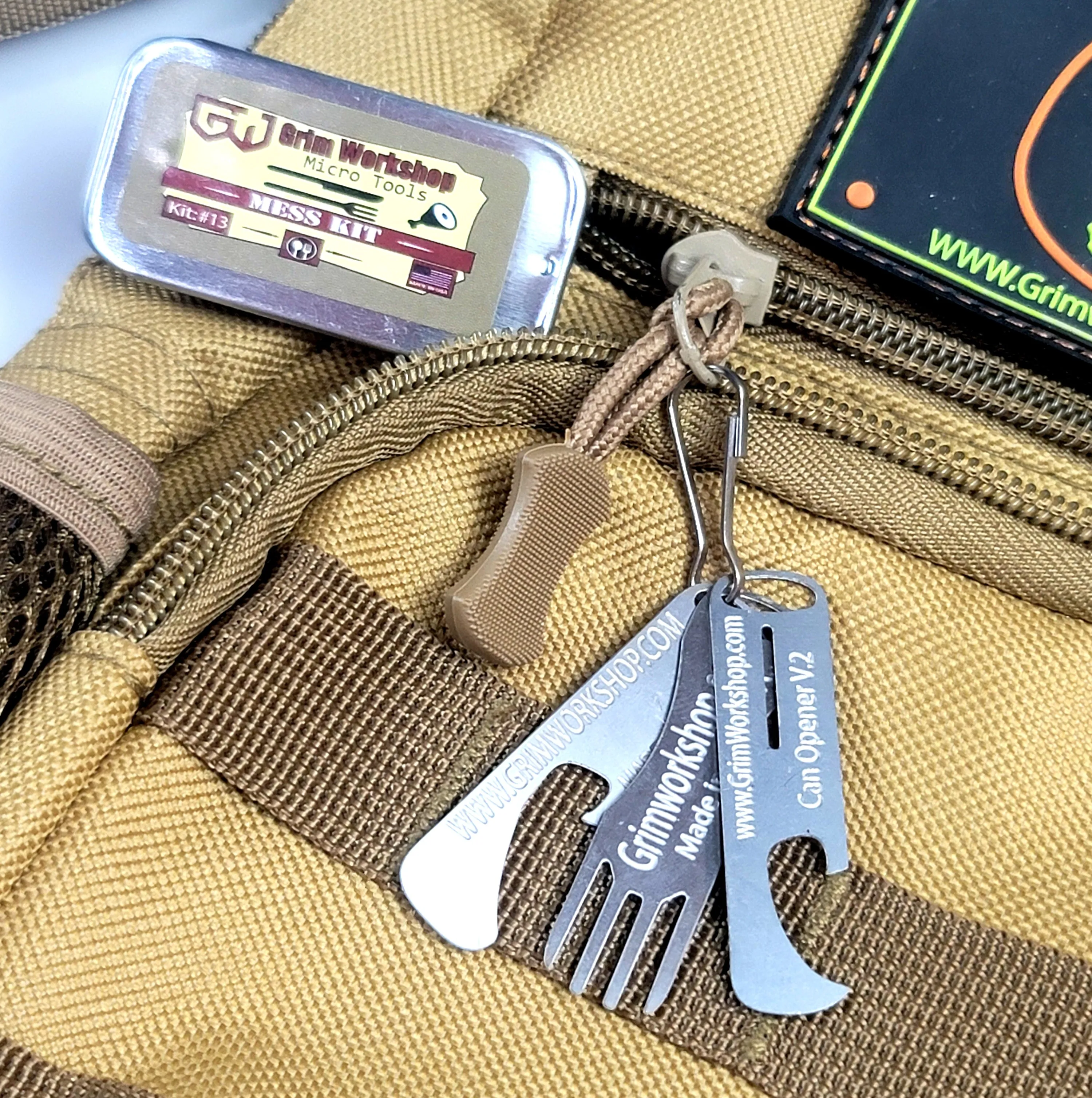 Micro Mess Kit : Micro Size Eating Tools