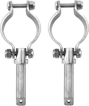 RedSnake Marine Oarlock Socket 316 Stainless Steel Heavy Duty Clamp on Shaft Rowlock Oarlock Side Mount Rowlock Paddle or Yacht Boats Water Rafts Kayaks Dinghy Lifeboat2-Pack