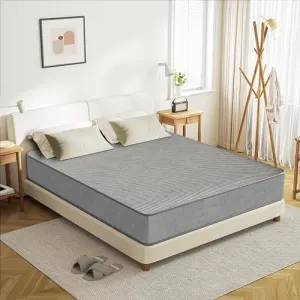 Toronto Orthopedic Mattress 6 Inch Mattress Double Size Comfort and Support | Medium Firm Orthopedic Mattress for Back Pain Relief | 72 X 48 X 6 Inches, Medium Firm - Grey Color